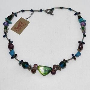 TRESKA‎ funky beaded necklace new